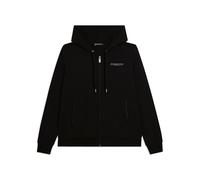 FREDDY - Felpa Cappuccio con Zip E Logo, Donna, Nero, Medium
