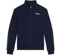 Freddy Felpa collo alto full zip in interlock di cotone Pageant Blue Uomo Xx Large