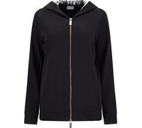 FREDDY - Felpa Comfort Interno Cappuccio E Polsini in Toni Beige, Donna, Nero, Extra Large