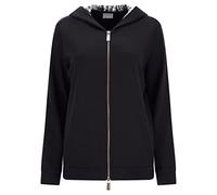 FREDDY - Felpa Comfort Interno Cappuccio E Polsini in Toni Beige, Donna, Nero, Small