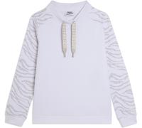 Freddy Felpa con Scollo a Incrocio e Motivo Grafico White-Allover Animalier White Donna Medium
