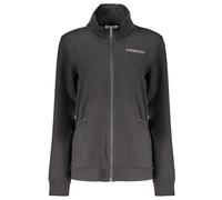 Freddy Felpa con Zip e Collo Alto in Jersey Elasticizzato Nero Donna Medium