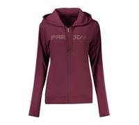 Freddy Felpa da donna con zip, cappuccio e banda logata Fig Donna Extra Small