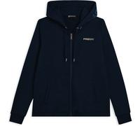 Freddy Felpa da donna con cappuccio, zip e fondo arrotondato Dark Sapphire Donna Extra Small