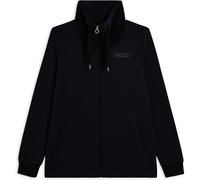 Freddy Felpa da donna con zip, spacchi laterali e collo alto in velluto Nero Donna Large