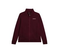 FREDDY - Felpa da Donna Zip E Collo Alto con Logo Minimal, Donna, Bordeaux, XX Large