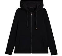Freddy Felpa donna con cappuccio e inserti micro-trecce Nero Donna Extra Large