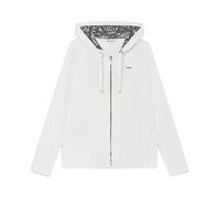 FREDDY Felpa Donna con Cappuccio e Zip in Jersey Stretch Dettagli Animalier e Tasche Interne