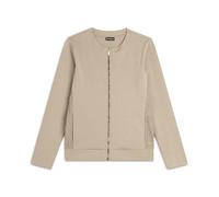 FREDDY Felpa Donna con Cappuccio Ricamato e Zip Dettagli Sangallo su Cappuccio e Polsini