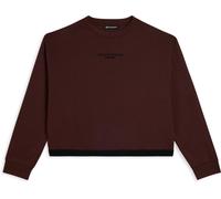 Freddy Felpa donna con fascia logata e ricamo Chicory Coffee Donna Large