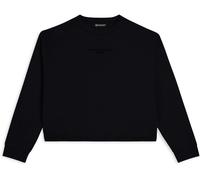 Freddy Felpa donna con fascia logata e ricamo Nero Donna Extra Small