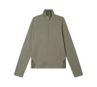 FREDDY Felpa Donna con Zip e Collo Alto Dettagli Animalier e Spacchi Laterali in Viscosa Fantasia