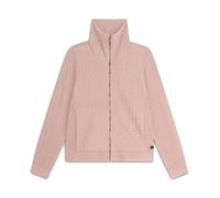 FREDDY - Felpa Donna con Zip E Collo Alto E Fronte A Trecce, Donna, Beige, Small