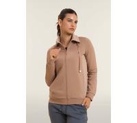 Freddy Felpa full zip a collo alto con inserti Mélange Lurex Marrone da Donna S Marrone