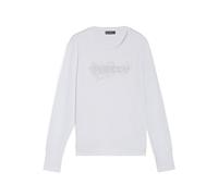 FREDDY Felpa Girocollo Donna, Logo in Strass e Grafica Paisley, Morbidezza Estrema