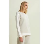 Freddy Felpa girocollo in Mélange Lurex Bianca da Donna L