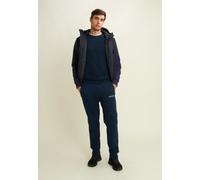 Freddy Felpa girocollo in tessuto rigato con stampa logo Dark Sapphire Uomo Medium