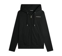 FREDDY - Felpa in Jersey con Zip E Cappuccio Time To Shine, Donna, Nero, Small