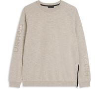 Freddy Felpa mélange con zip laterale e stampe lucide Melange Light Gray Uomo Medium