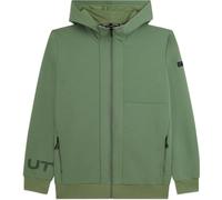 Freddy Felpa Oversize Zip con Cappuccio e Tasche Zip Hedge Green Uomo Medium