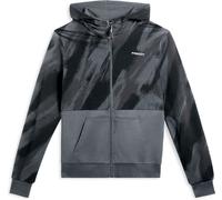 Freddy Felpa stampata con cappuccio e inserti in tinta unita Alloverabstractonblack-Black Uomo Small