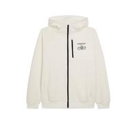 FREDDY - Felpa Uomo Full-Zip con Cappuccio X Elite, Uomo, Beige, Medium