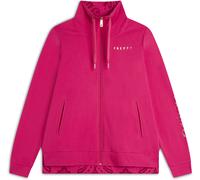 Freddy Felpa Palestra Dettagli Floreali Stampa su Manica Fucsia Donna S