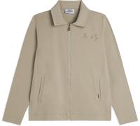 Freddy Felpa Zip con Collo a Camicia e Inserti Animalier Abbey Stone Donna Extra Small