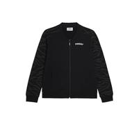 FREDDY - Felpa Zip con Collo Bomber E Motivo Grafico, 94% Cotone 6% Elastan