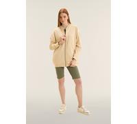 Freddy Felpa Zip Oversize grafica posteriore "Feel the Flow" Bleached Sand Donna Extra Small