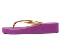 Freddy Infradito platform donna con stampa tropicale e loghi Gold Donna 36