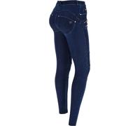 Freddy Jeans WR.UP® in denim navetta con dettagli stile biker Dark Jeans-Seams On Tone Donna Small