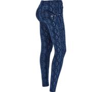 Freddy Jeans WR.UP® in denim navetta stampa pitonata in tono Snake L. Print-Den.Indigo- Blu Donna Extra Large