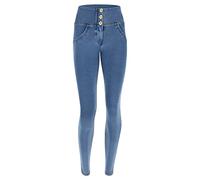 FREDDY - Jeggings Push Up WR.up® 7/8 Superskinny A Vita Media, Denim Chiaro, Extra Large