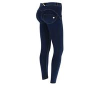 FREDDY - Jeggings Push Up WR.up® 7/8 Superskinny Jersey Organico, Donna, Denim Scuro, Medium