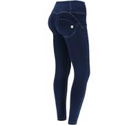 Freddy Jeggings push up WR.UP® 7/8 superskinny vita alta con bottoni Dark Jeans-Seams On Tone Donna Large