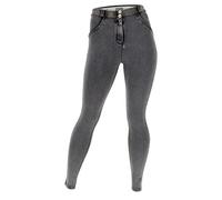 FREDDY - Jeggings Push Up WR.up® Curvy Gamba Skinny in Cotone, Denim Grigio, Large