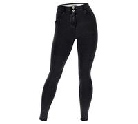 FREDDY - Jeggings Push Up Wr.up® Curvy Gamba Superskinny Jersey-denim, Donna, Denim Nero, Large