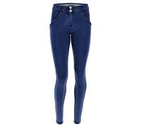 FREDDY - Jeggings Push Up WR.up® Skinny in Cotone Organico, Denim Scuro, Extra Small