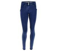 FREDDY - Jeggings Push Up Wr.up® Skinny In Cotone Organico, Donna, Denim Scuro, Large