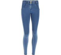 Freddy Jeggings push up WR.UP® superskinny jersey-denim organico Clear Jeans-Yellow Seams Donna Large