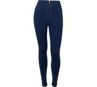 Freddy Jeggings push up WR.UP® superskinny vita alta con zip Dark Jeans-Seams On Tone Donna Extra Small