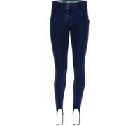 Freddy Jeggings push up WR.UP® vita regular con ghette sul fondo Dark Jeans-Seams On Tone Donna Small