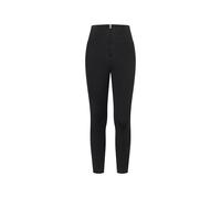 FREDDY - Jeggings Push Up Wr.up® Vita Super Alta Con Zip In Tono, Donna, Denim Nero, Extra Small