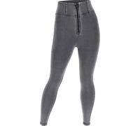 Freddy Jeggings WR.UP® 7/8 curvy con gamba superskinny vita alta Gray Jeans-Yellow Seams Donna Small