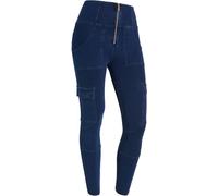 Freddy Jeggings WR.UP® stile cargo con vita alta e lunghezza 7/8 Dark Jeans-Seams On Tone Donna Extra Large