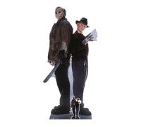 Freddy Krueger Jason Voorhees Ufficiale Lifesize Cartone Ritaglio Vs.