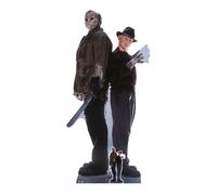 Freddy Krueger Jason Voorhees Ufficiale Lifesize Cartone Ritaglio Vs.