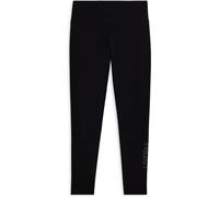 Leggings 7/8 a vita alta con logo in borchie