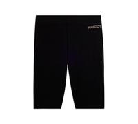 FREDDY - Leggings Biker in Jersey Pesante con Logo, Donna, Nero, Large